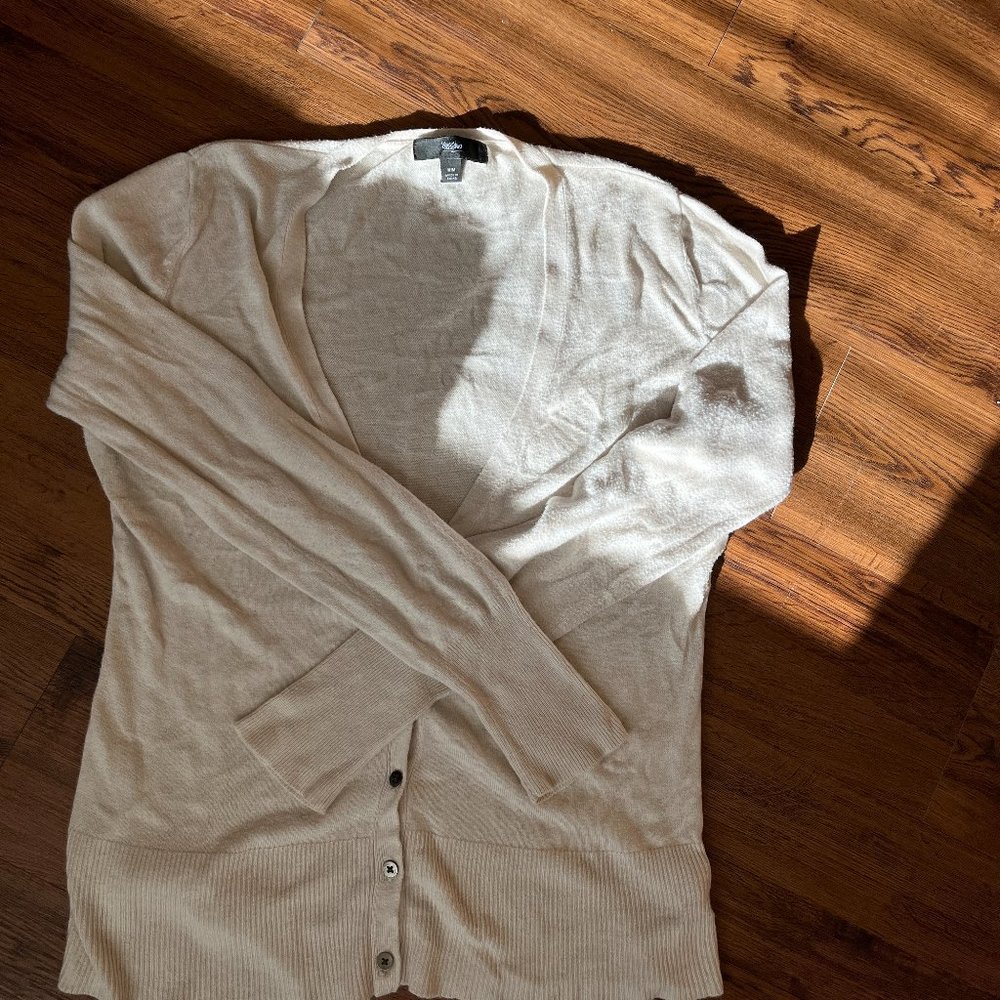 Cream Knitted Cardigan